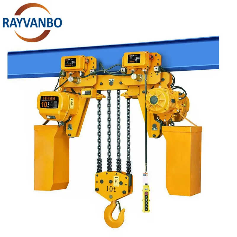 Industrial 5 Ton Electric Chain Hoist with Trolley