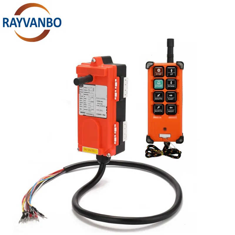 Cheap Universal Industrial Tail Crane Elevator Radio Remote Control Wireless