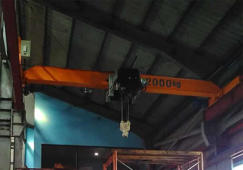 Electric Motor Drive Monorail Mobile Overhead Crane