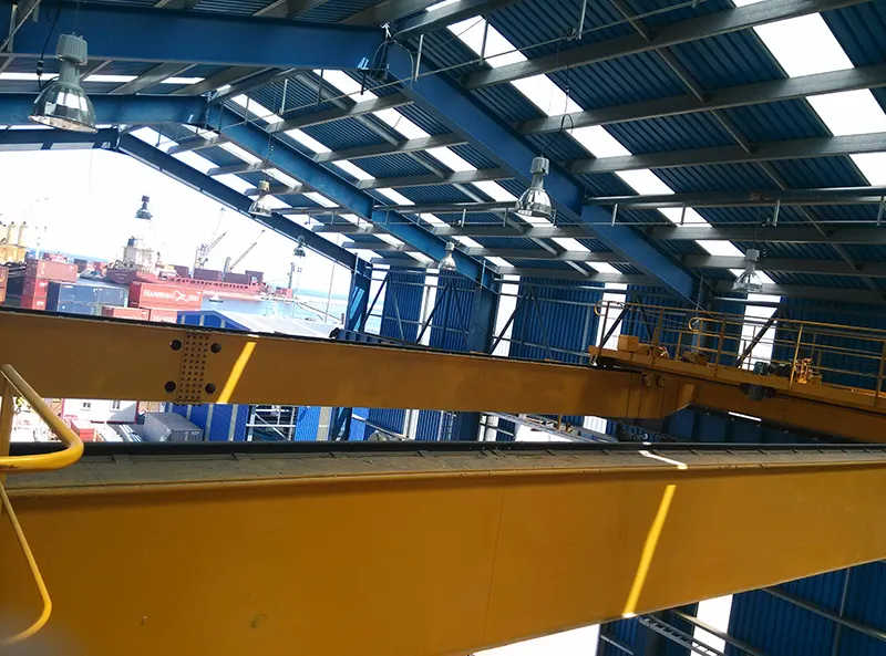 European Single Beam Overhead Bridge Crane with electric Winch