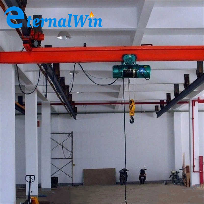 Power Electric Workshop Warehouse Single Girder Roof Overhead Crane