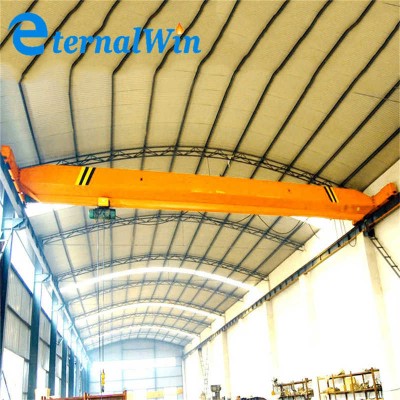 Stable Performance Monorail Movable Motor-Driven Single Girder Overhead Crane