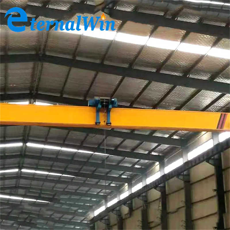 Stable Performance Monorail Movable Motor-Driven Single Girder Overhead Crane