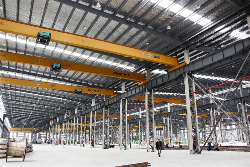 3.2-20t Single Girder Wire Rope Electric Hoist Traveling Overhead Crane