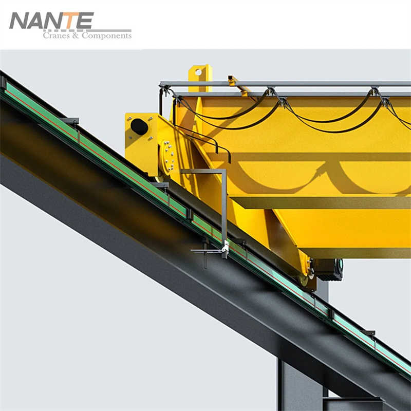 Double Girder Overhead Bridge Crane for Workshop with Low Headroom Hoist