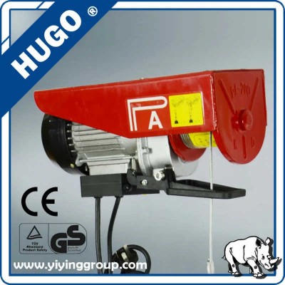 200kg 400kg 800kg Wirerope Mini Electric Hoist with CE