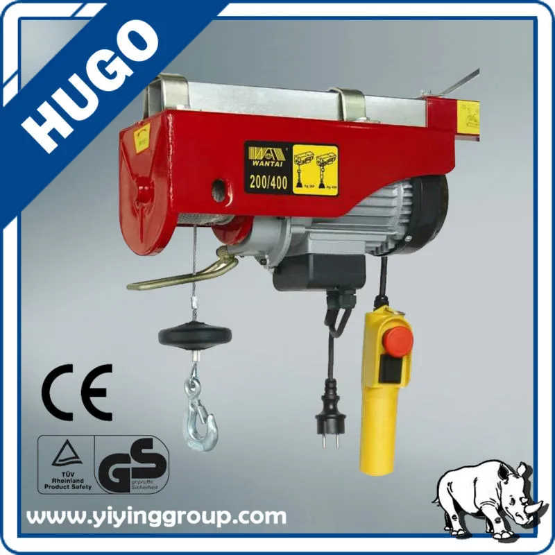 200kg 400kg 800kg Wirerope Mini Electric Hoist with CE