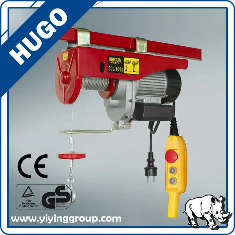 200kg 400kg 800kg Wirerope Mini Electric Hoist with CE