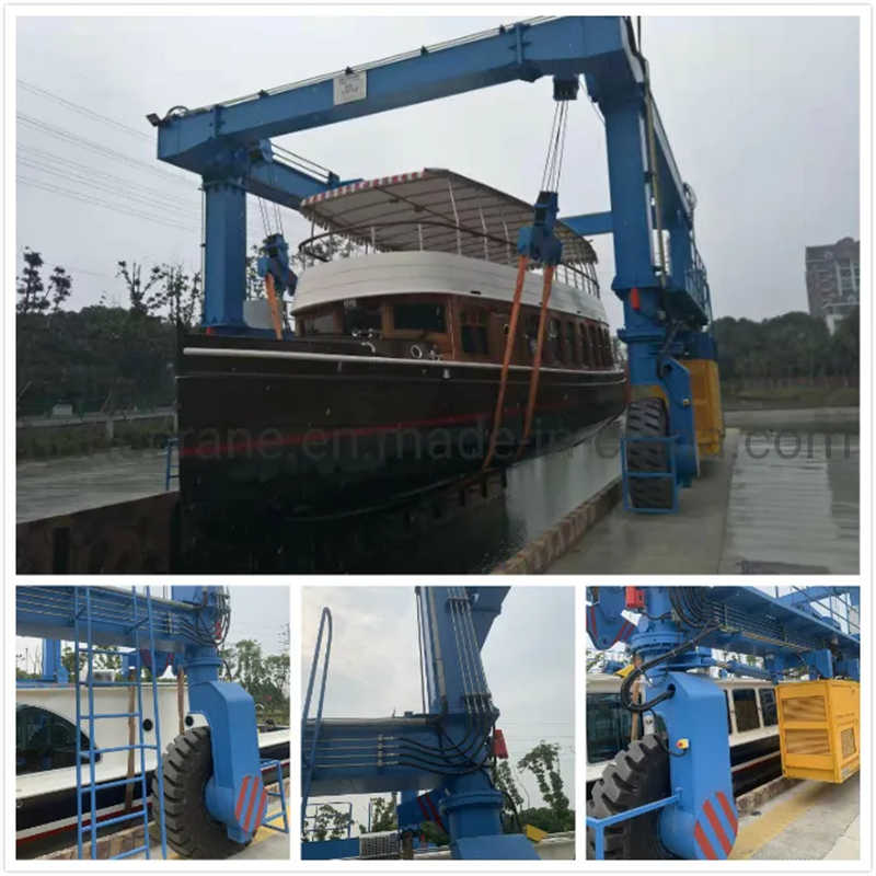 Nucrane Double Girder 45ton Mobile Port Container Gantry Crane Price