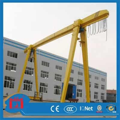 Light Duty Outside Warehouse Dedicated Single Girder Gantry Crane