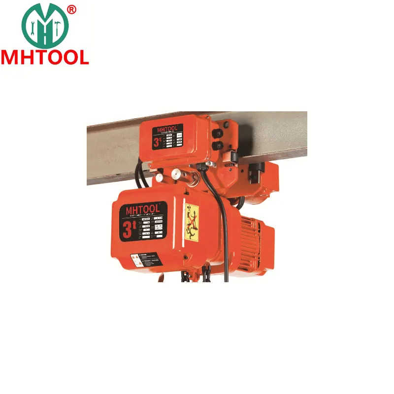 3ton Wireless Remote Electric Chain Hoist with Overload Cluch for Crane