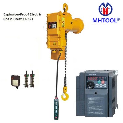 Mhtool 1t Explosion-Proof Electric Chain Hoist for Construction Machinery