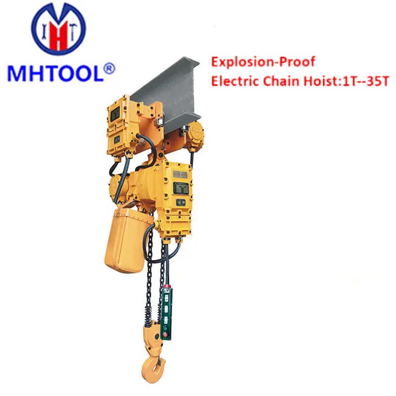 Mhtool 5ton Explosion-Proof Electric Chain Hoist with Electric Trolley