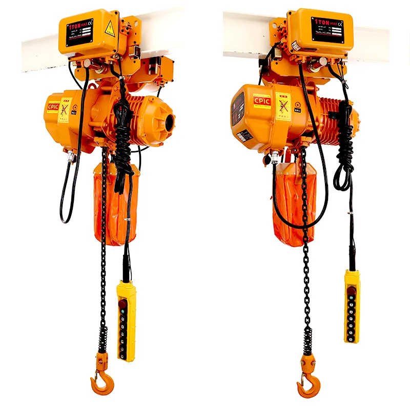 Chain Electric Hoist Hook Suspension Cable Trolley Chain Hoist