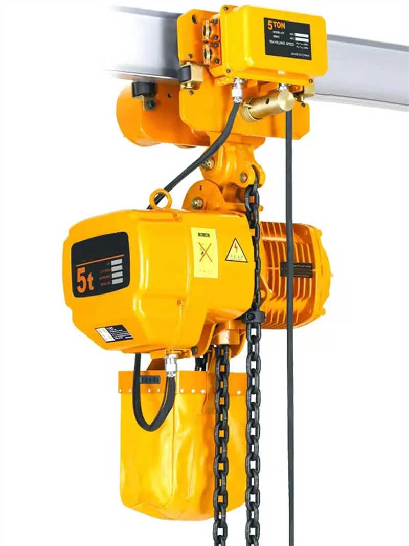 Chain Electric Hoist Hook Suspension Cable Trolley Chain Hoist