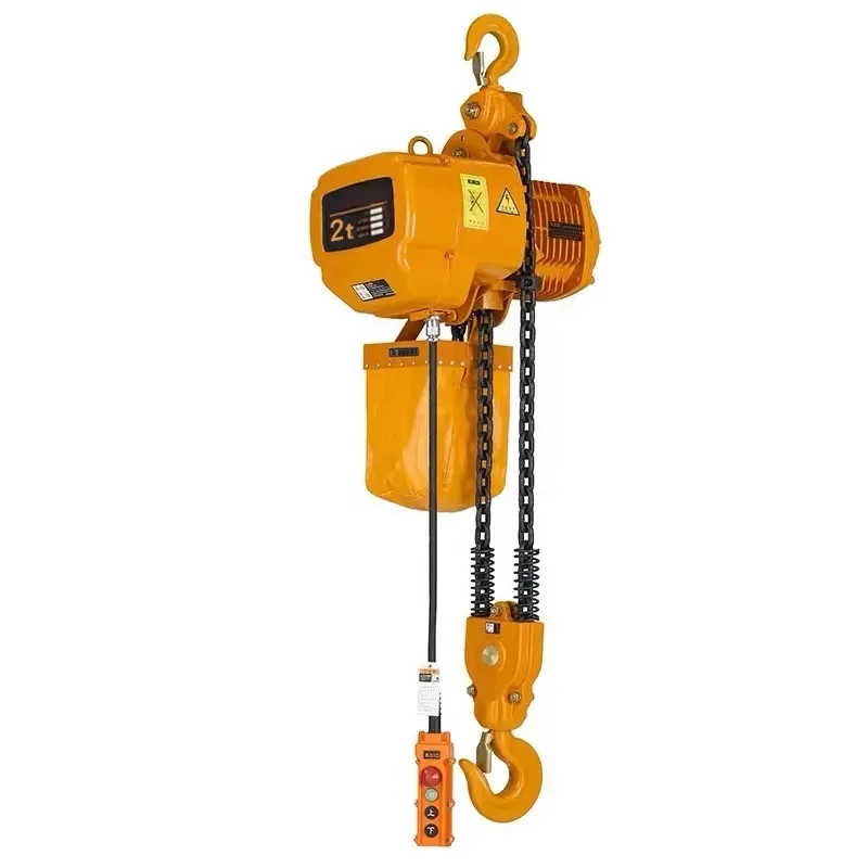 Motorized Trolley Type Electric Chain Hoist Double Traveling Speed