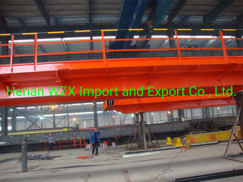 50/10ton Load Capcaity 17.5m Span High Efficiency Double Girder Overhead Crane