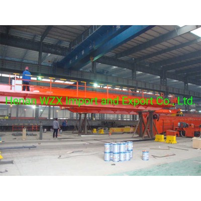 50/10ton Load Capcaity 17.5m Span High Efficiency Double Girder Overhead Crane