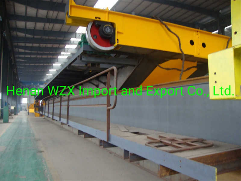 50/10ton Load Capcaity 17.5m Span High Efficiency Double Girder Overhead Crane