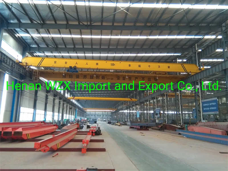 63/20ton Load Capacity 26m Span Double Girder Overhead Traveling Crane