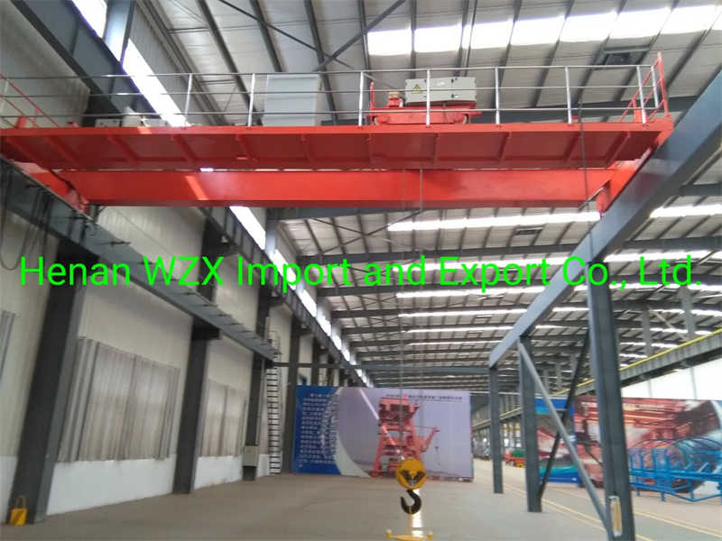 63/20ton Load Capacity 26m Span Double Girder Overhead Traveling Crane