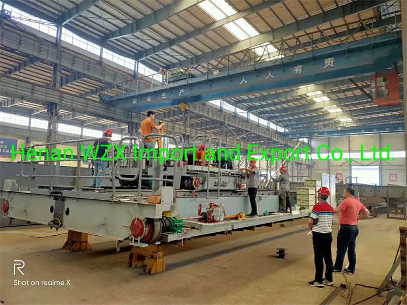 45ton Work Load 25m Span Fem Standard Double Girder Overhead Bridge Crane