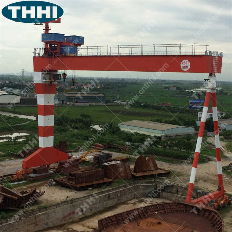 Thhi Mu200t-42m Shipbuilding Gantry Crane