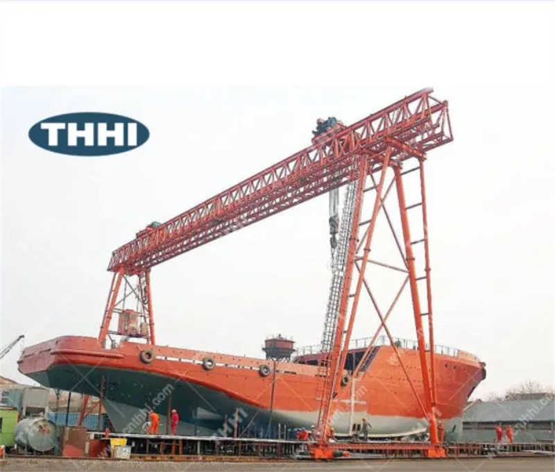 Mobile Rail Type Shipbuilding Gantry Crane