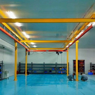 0.25-2t Flexible Suspension Single Girder Monorail Overhead Crane Kpk Model