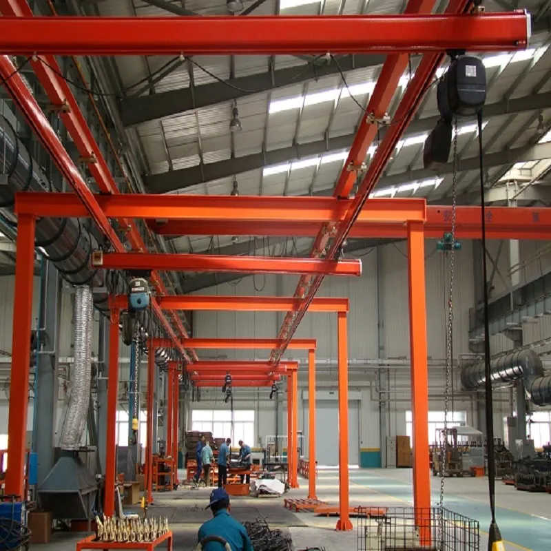 0.25-2t Flexible Suspension Single Girder Monorail Overhead Crane Kpk Model