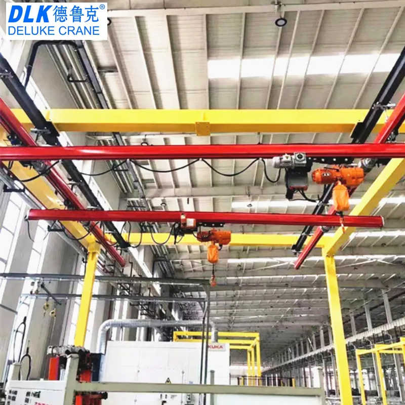 Rrail Traveling Flexible Light Weight Single Beam Overhead Kpk Crane