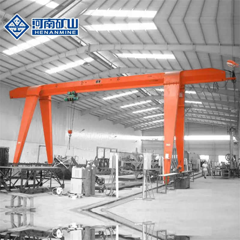 Box Type Single Girder Gantry Crane with Electric Hoist