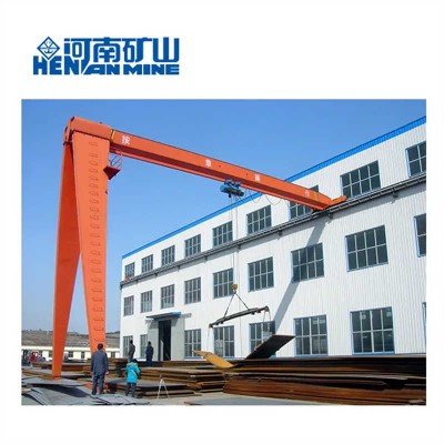 50 Tons Good Quality Bmg Cabin Control Double Girders Rail Semi-Gantry Crane