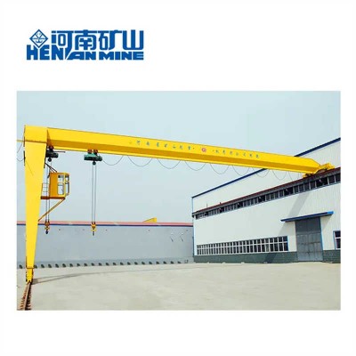 50 Tons Good Quality Bmg Cabin Control Double Girders Rail Semi-Gantry Crane