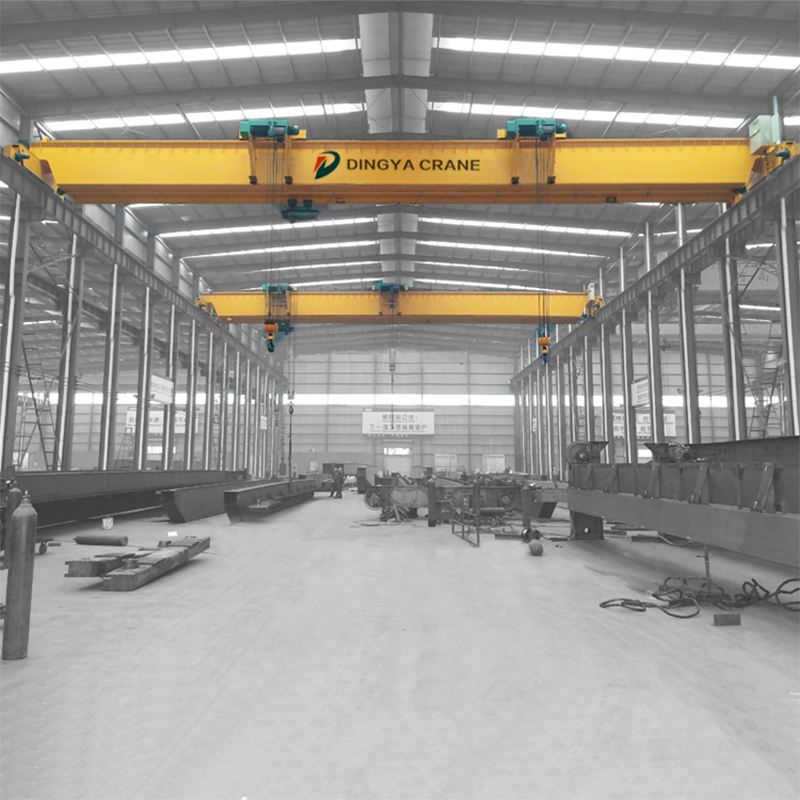 Double Beam Workstation Bridge Crane Freestanding Warehouse Motorized 200ton