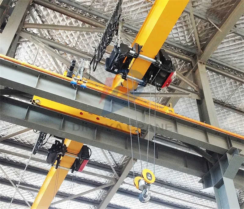 20t Double Girder Grapple Bucket Overhead Crane Price for Sale