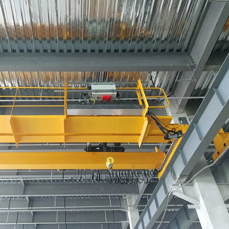 Double Beam Overhead Crane with Electromagnetic Grab High Quality Price