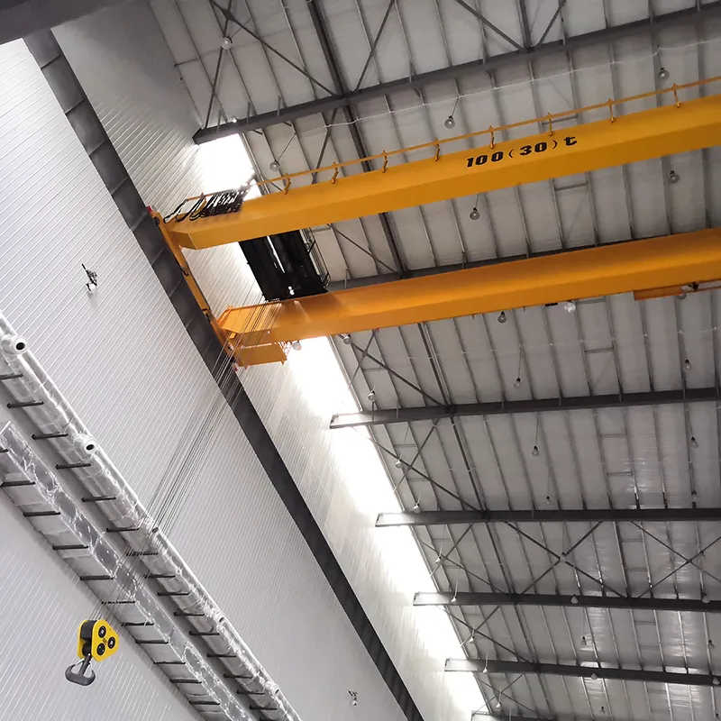 Double Beam Overhead Crane with Electromagnetic Grab High Quality Price