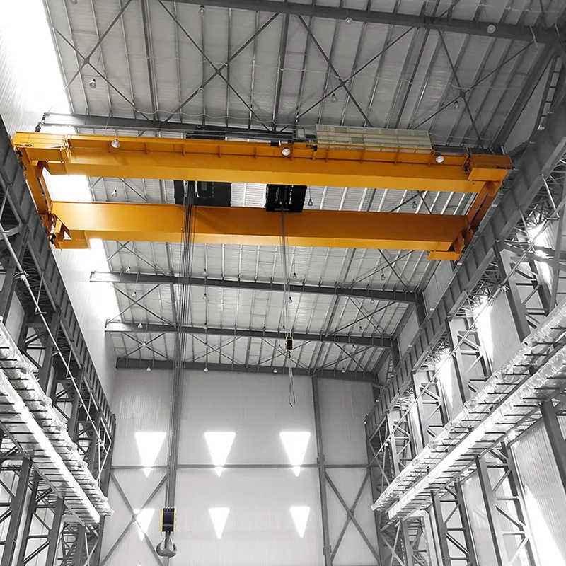 Double Beam Overhead Crane with Electromagnetic Grab High Quality Price