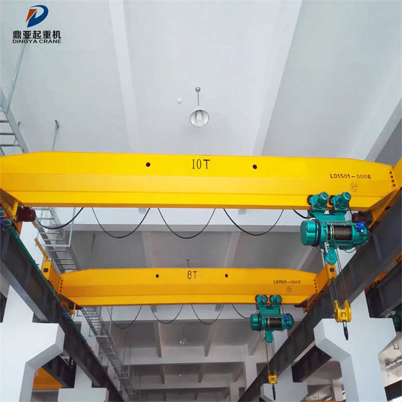 Freestanding 50 Ton Double Girder Puente Grua Indoor Overhead Crane Price