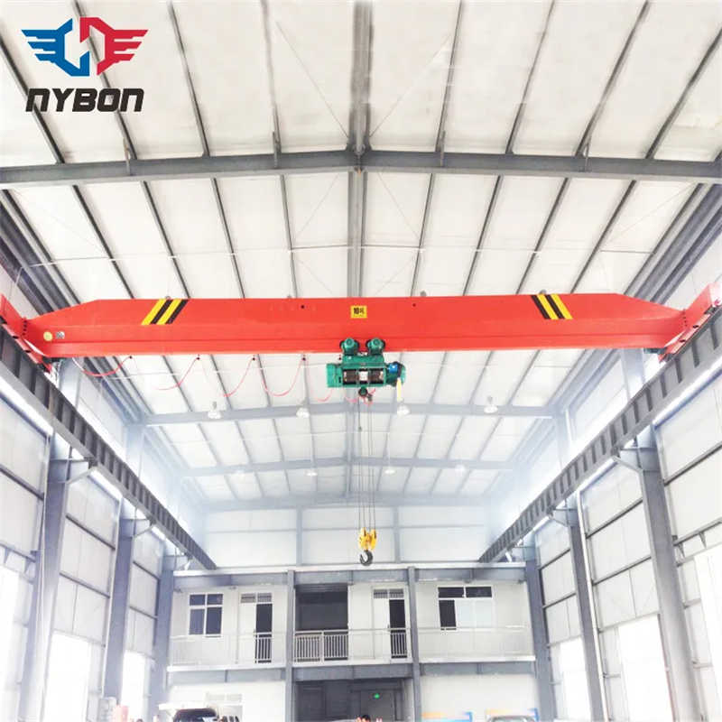 1 -10 Ton Warehouse Specialized Single Girder Overhead Crane with Electric Hoist