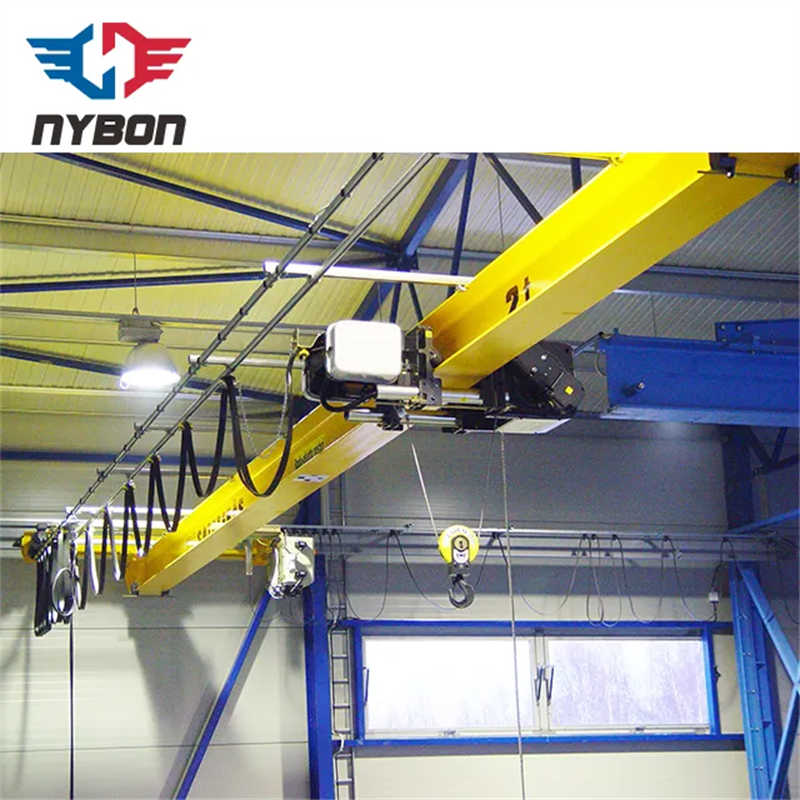 16 Ton Single Girder Overhead Crane with Double Speed Hoist