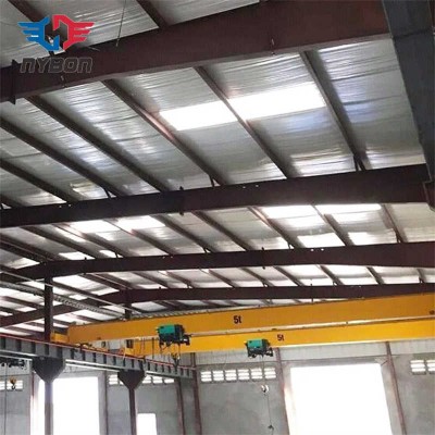 Steel Plant Light Duty Electric Single Girder Crane 10 Ton