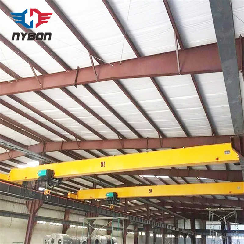 Steel Plant Light Duty Electric Single Girder Crane 10 Ton