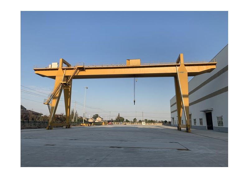 10 ton gantry crane foundation design for track plate factory