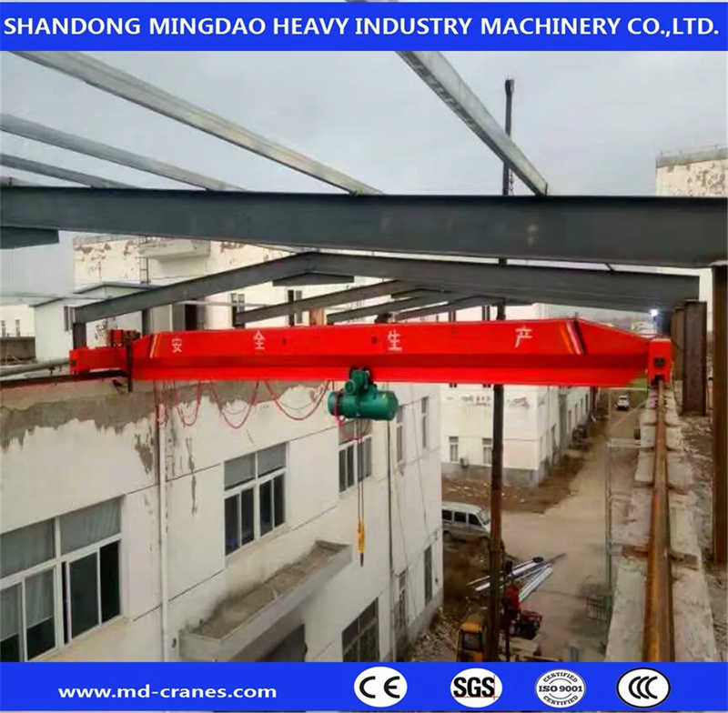 China 10ton Ld Model Top Running Overhead Bridge Crane for Indonesia Customers