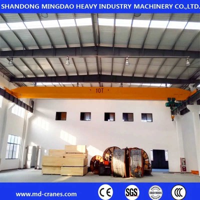 Wireless Remote Control 5 Ton 10 Ton Single Girder Overhead Crane