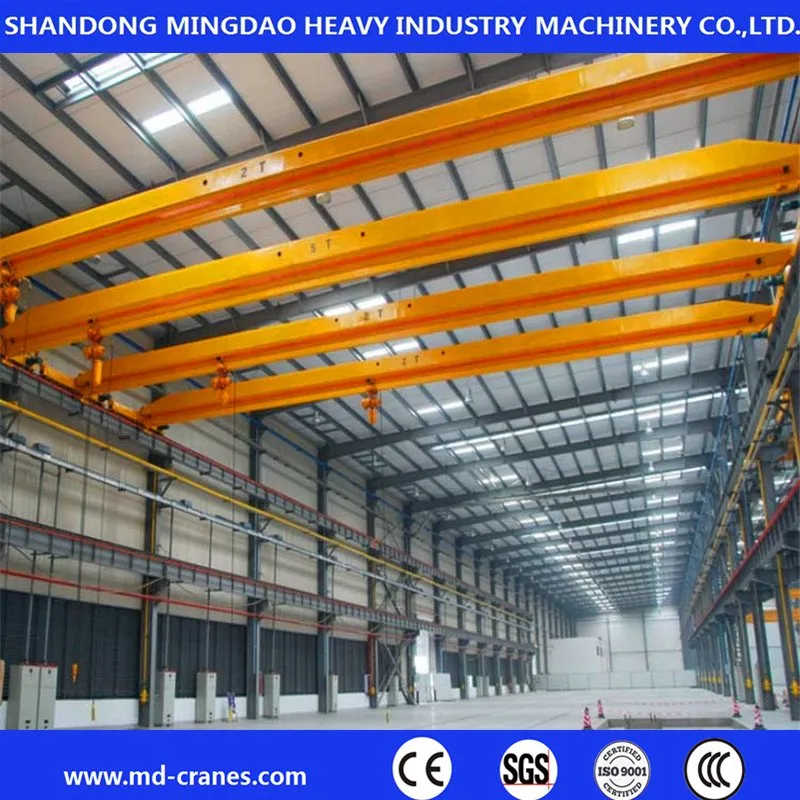 Wireless Remote Control 5 Ton 10 Ton Single Girder Overhead Crane