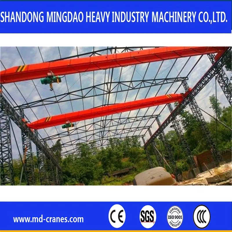 Warehouse Workshop Traveling Industrial Using Single Box Girder Overhead Crane