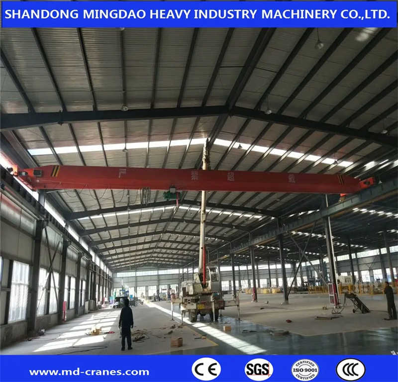 Warehouse Workshop Traveling Industrial Using Single Box Girder Overhead Crane